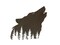 Wolf Laser Cut Metal Wall Art Hanging Forest Room Decor Lodge Decoration